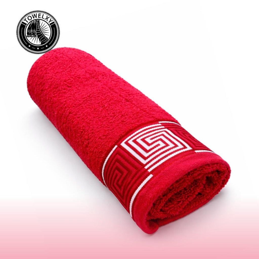 Red Bath Towel