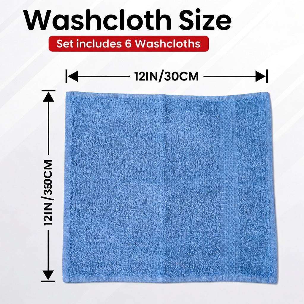 Pack of Six Face Towel