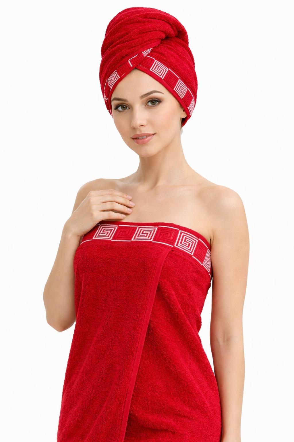 Red Bath Towel