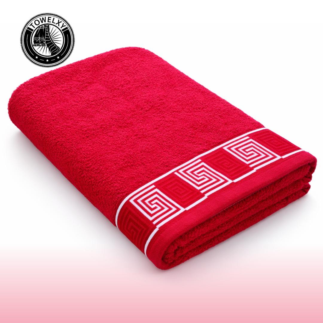 Red Bath Towel