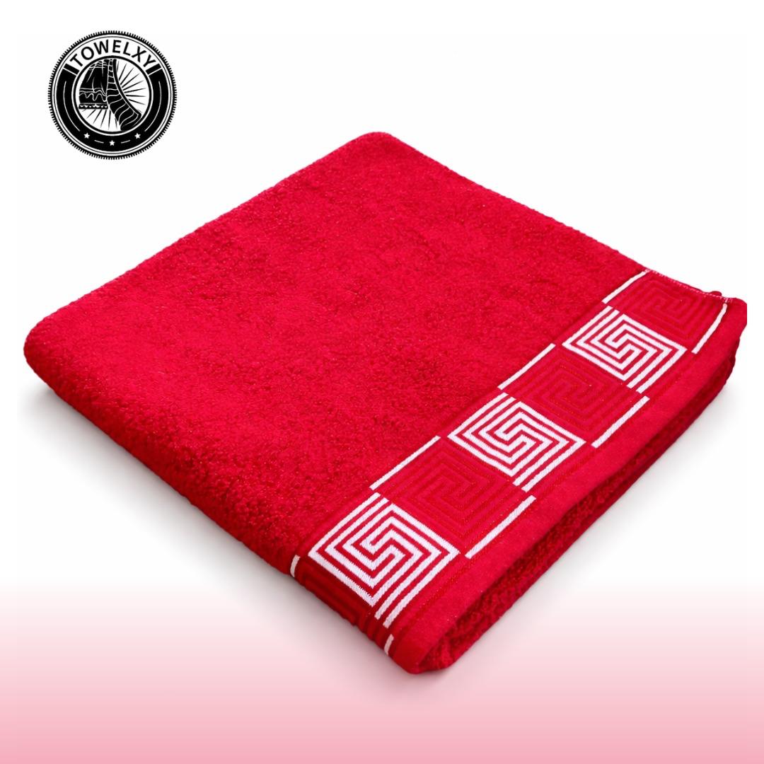 Red Bath Towel